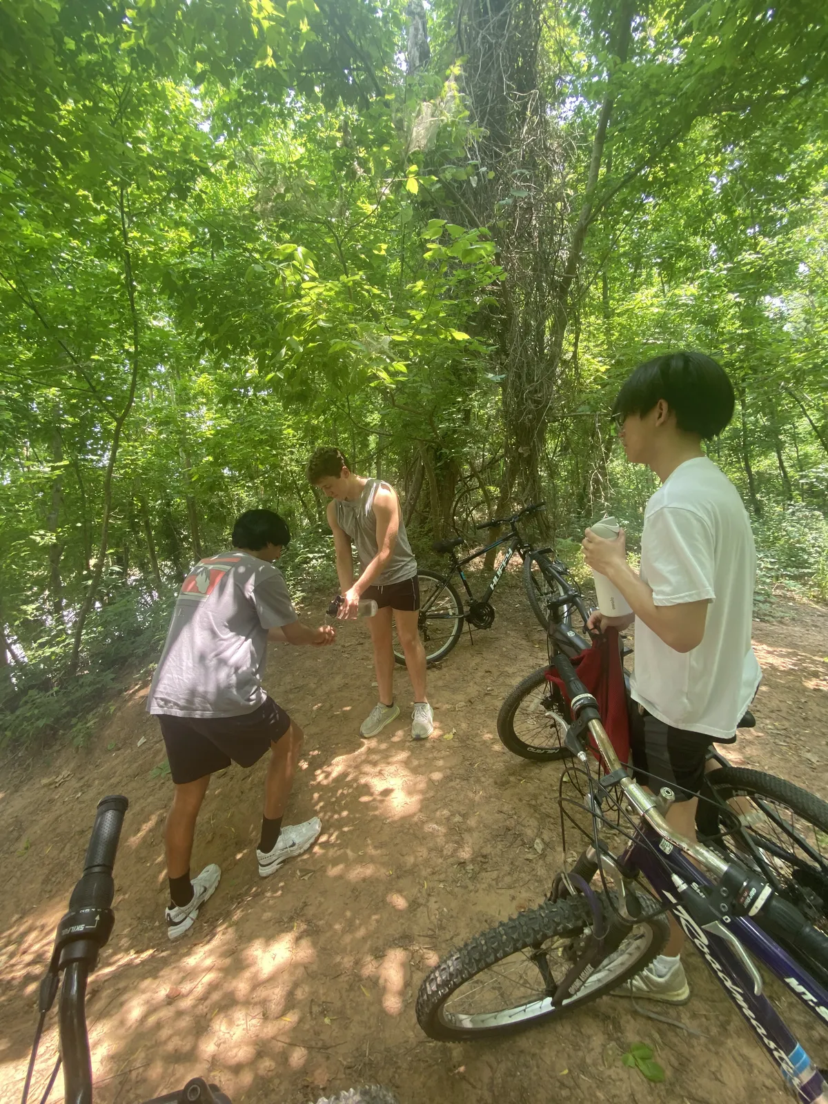biking